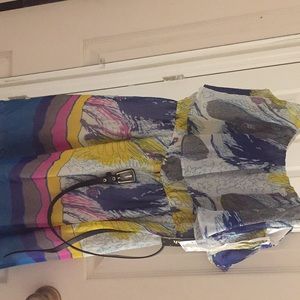 Girls dress multicolor